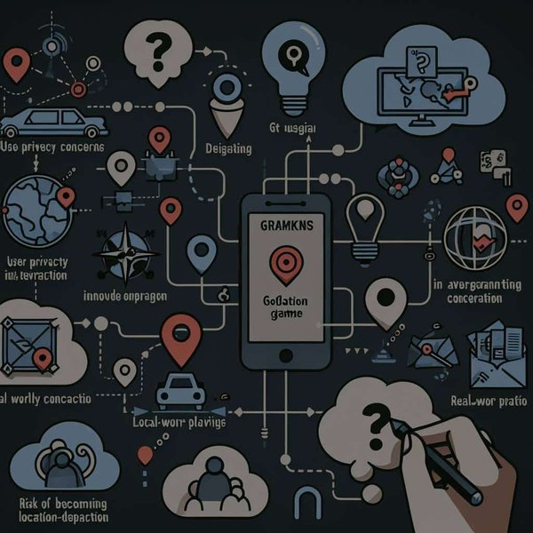 Quels sont les défis de la conception d'un jeu mobile qui utilise la géolocalisation de manière innovante?